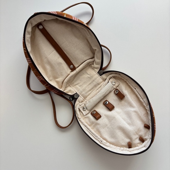 Nena & Co. Stella & Haas orange and‎ Pink jewelry storage travel mini Backpack - Picture 9 of 11